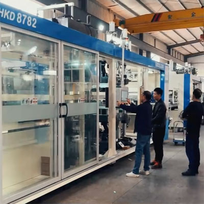 HKD8782宏浩智能熱成型設(shè)備大量應用于零件制品